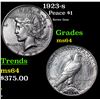 Image 1 : 1923-s Peace Dollar $1 Grades Choice Unc