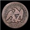 Image 3 : 1853 Arrows & Rays Seated Half Dollar 50c Grades vg, very good