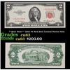 Image 1 : **Star Note** 1953 $2 Red Seal United States Note Grades Select CU