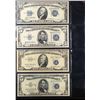 Image 2 : Page of US Currency 4x Silver Certificates 1934C $5, 1934C $10, 1953 $5, 1953 $10 VF/XF