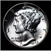 Image 2 : 1942-p Mercury Dime 10c Grades GEM++ FSB