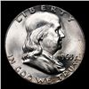 Image 2 : 1963-p Franklin Half Dollar 50c Grades Choice+ Unc