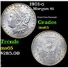 Image 1 : 1901-o Morgan Dollar $1 Grades GEM Unc