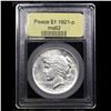 Image 4 : ***Auction Highlight*** 1921-p Peace Dollar $1 Graded Select Unc BY USCG (fc)