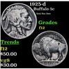 Image 1 : 1925-d Buffalo Nickel 5c Grades f, fine
