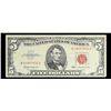 Image 2 : 1963 $5 Red seal United States Note Grades vf++