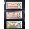 Image 2 : Page of 3 Canada Currency 1973 $1 (CU), 1954 $2 (VF), 1971 $10 (XF)
