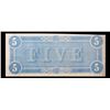 Image 3 : 1864 $5 Confederate States Note, T69 Grades Choice AU/BU Slider