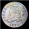 Image 2 : ***Auction Highlight*** 1821 Lg Date Capped Bust Dime 10c Graded ms62 By SEGS (fc)