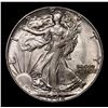Image 2 : 1942-p Walking Liberty Half Dollar 50c Grades Select Unc