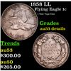 Image 1 : 1858 LL Flying Eagle Cent 1c Grades AU Details