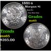Image 1 : 1881-s Morgan Dollar $1 Grades GEM Unc