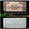 Image 1 : 1864 $20 Confederate States Note, T67 Grades Choice AU/BU Slider