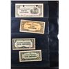 Image 2 : Page of 4 1940's Philippines Japanese WWII Occupation (JIM) 1 Centavo, 5 Centavos, 10 Centavos, 50 C