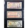 Image 2 : Page of 3 Canada Currency 1973 $1 (CU), 1954 $2 (VF), 1971 $10 (VF)