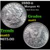 Image 1 : 1880-o Morgan Dollar $1 Grades Select Unc