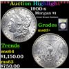 Image 1 : ***Auction Highlight*** 1900-s Morgan Dollar $1 Graded Select+ Unc By USCG (fc)