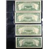 Image 3 : Page of 4 $5 United States Notes 1953 (VF25), **Star Note** 1963 (vf35), 1963 (vf25), **Star Note** 
