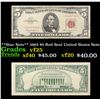 Image 1 : **Star Note** 1963 $5 Red Seal United States Note Grades vf+