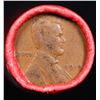 Image 2 : Mixed small cents 1c orig shotgun roll, 1919-p Lincoln Cent, Wheat Cent other end, Coca Cola Wrapper