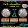 Image 1 : ***Auction Highlight*** 1879 & CC Uncirculated Morgan Dollar Shotgun Roll (fc)