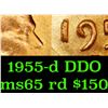 Image 6 : BU Shotgun Lincoln 1c roll, 1955-d 50 pcs Steel-Strong Wrapper DDO & RPM Varitites Possible
