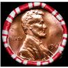 Image 2 : BU Shotgun Lincoln 1c roll, 1965-p 50 pcs Steel-Strong Wrapper 50c