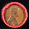 Image 2 : Mixed small cents 1c orig shotgun roll, 1924-p Lincoln Cent, Wheat Cent other end, Coca Cola Wrapper