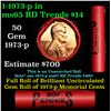 Image 1 : BU Shotgun Lincoln 1c roll, 1973-p 50 pcs Steel-Strong Wrapper 50c