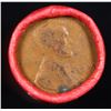Image 2 : Mixed small cents 1c orig shotgun roll, 1924-p Lincoln Cent, Wheat Cent other end, Coca Cola Wrapper
