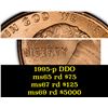 Image 5 : BU Shotgun Lincoln 1c roll, 1995-p 50 pcs Steel-Strong Wrapper Possible 1995 DDO