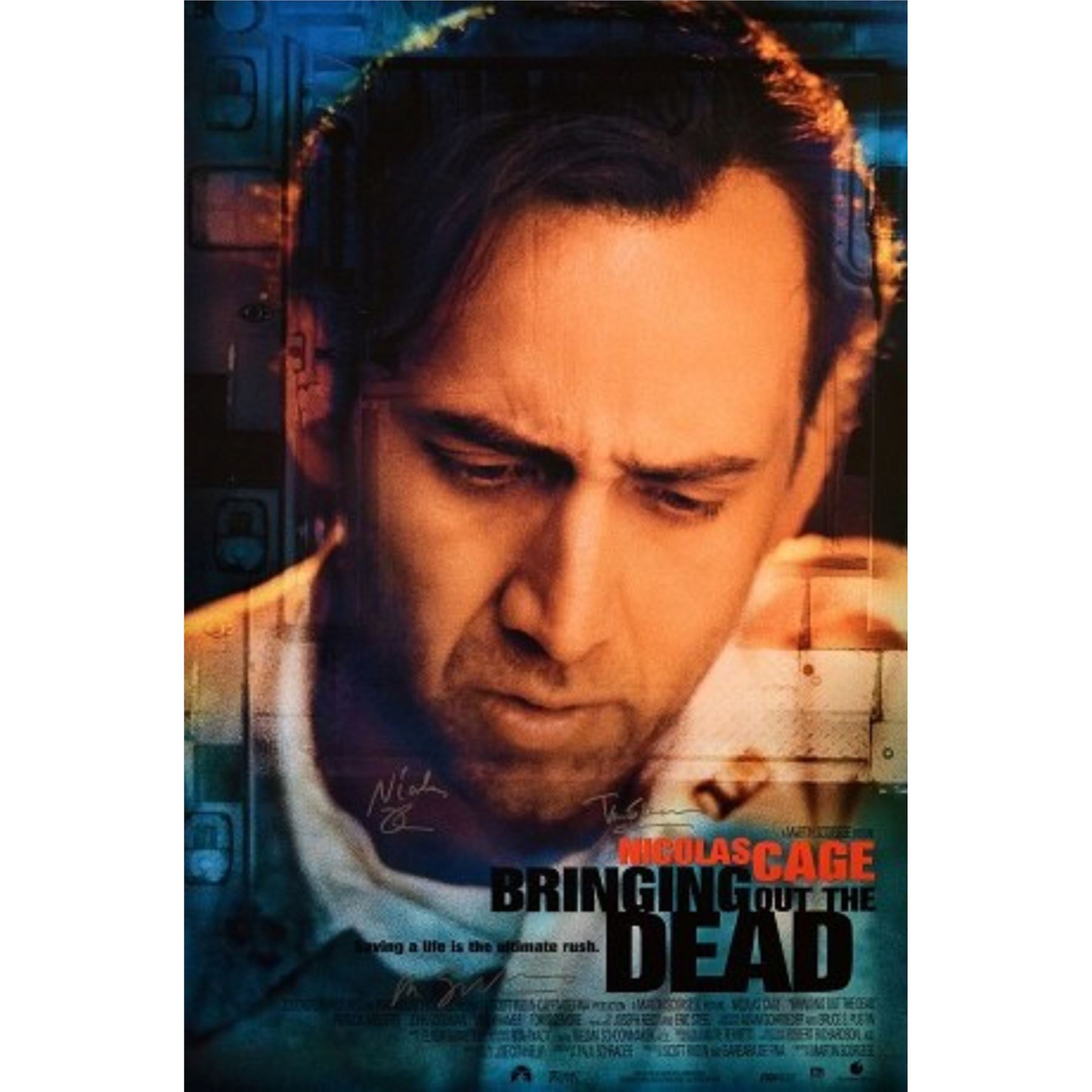 Bringing Out The Dead movie poster