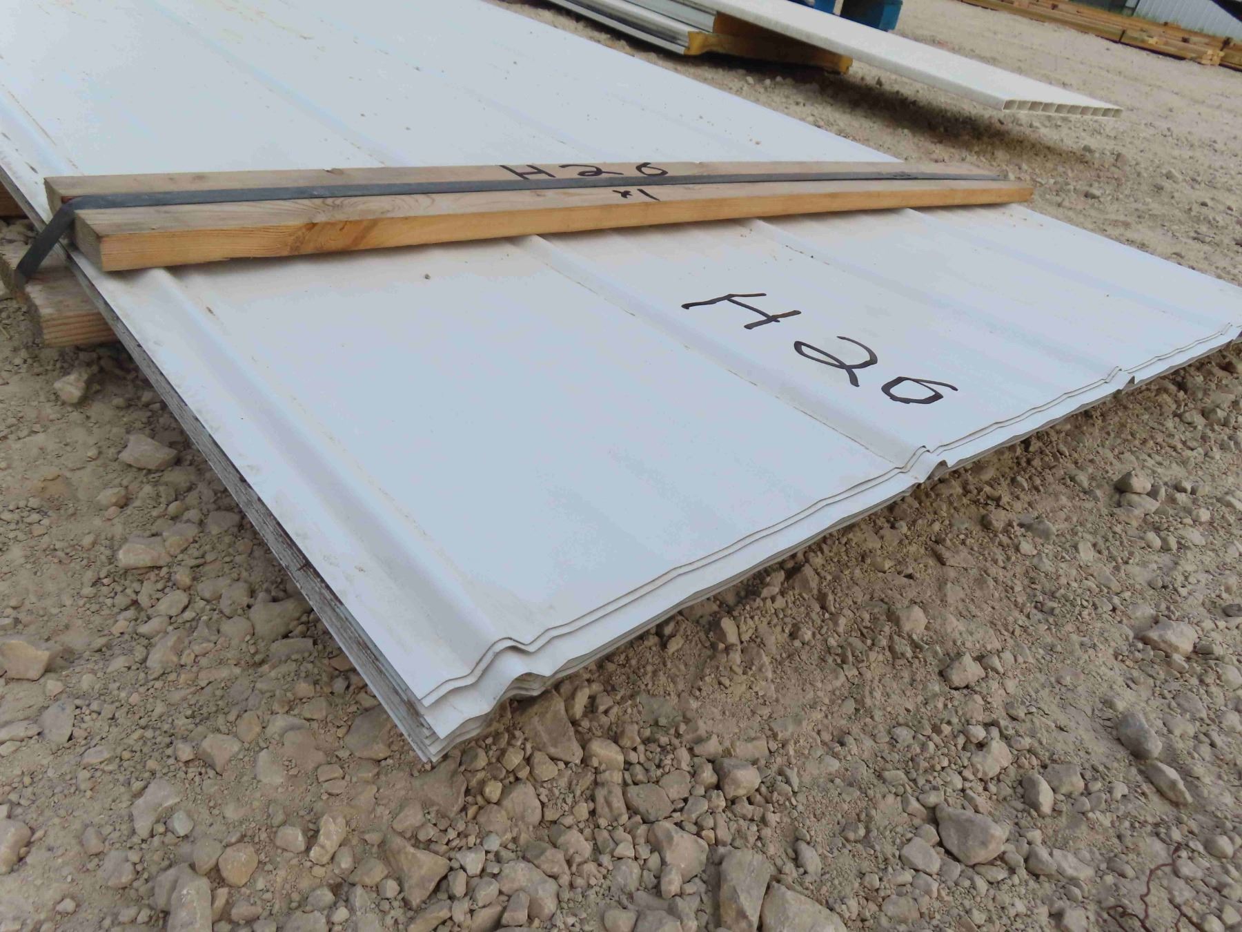 Low Rib Cladding 19 Sheets Low Rib White Sheet Cladding 40