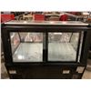 Image 2 : TRUE TDM-DZ59-GE/GE-B-W BLACK ELECTRIC GLASS FRONT DUAL DOOR COMMERCIAL COOLED DELI CASE