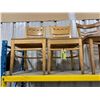 Image 2 : 3 MAPLE COMMERCIAL RESTAURANT CHAIRS & WHITE IKEA HIGHCHAIR WITH BELT BUCKLE