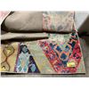 Image 1 : MULTI COLOURED CARPET WITH UNDERLAY