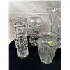 Image 2 : Assorted Glass and Crystal Vases