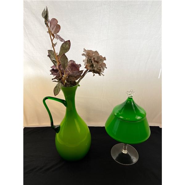 Green Glass Décor