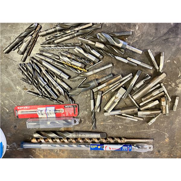 Assorted Drill Bits and Pipe Threaders