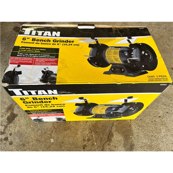 Titan 6" Bench Grinder