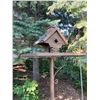 Image 1 : Wooden Bird House on Stand