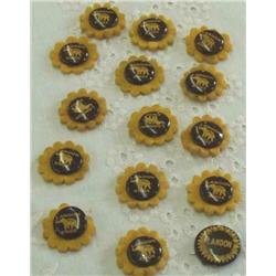 Election pin back buttons