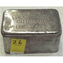 Plug Tobacco Tin