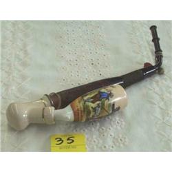 Handpainted Ceramic Pipe