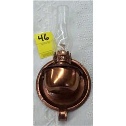 8" Copper Kerosene Lamp