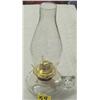 Image 1 : 11" Antique Clear Glass Lamp