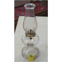 17" Antique Amethyst Lamp