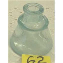 2 3/4" Antique Aqua Ink Bottle