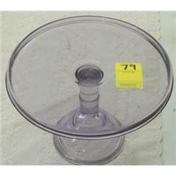 Antique Amethyst Cake Stand