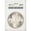 Image 1 : 1897-S $1 Morgan Silver Dollar Coin ANACS MS63